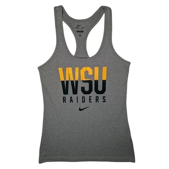 Nike Women's Gray WSU Raiders Athletic Tank Top SZ XS - Picture 1 of 5